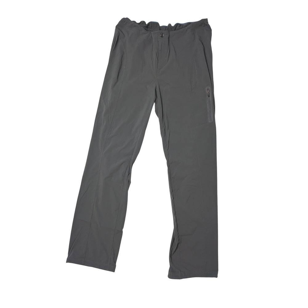 Columbia Omni-Shield Hiking Pants Women's 14 Gray Nylon Stretch Water Repellent